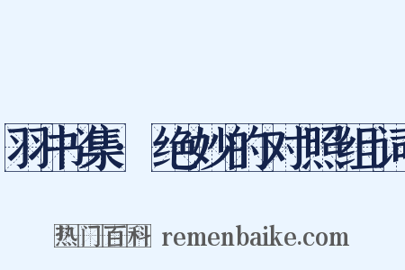 羽书集·绝妙的对照组词是什么意思的图片